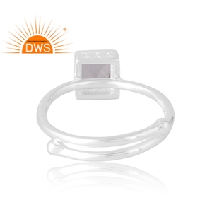 Best Selling 925 Sterling Silver Natural <b>Rose</b> <b>Quartz</b> Gemstone <b>Ring</b> Custom Jewelry Manufacturer - Product Image 2