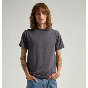 Shaka Wear Camiseta de algodón para hombre Peso pesado Suave Manga corta Cuello redondo Top liso Camisetas Regular Tamaño grande - Product Image 4