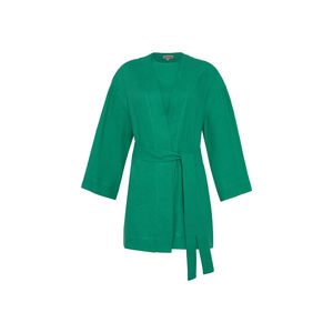 Ensemble en lin vert tissé pour adolescentes - Tenue d'été respirante - Product Image 1
