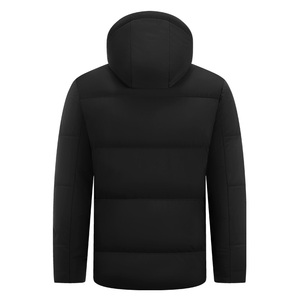 Winter Down Coat Hoodie Puffer Men Clothing Jacket Streetwear Printing Thickening Bubble Down Coats Men's Jacket - Product Image 2