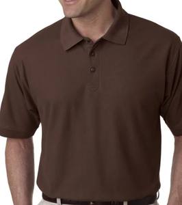 100% algodón para hombre Whisper Fit Piqué tejido de punto patrón sólido 280 gramos peso liso teñido estilo casual diseño en blanco para Polo - Product Image 2