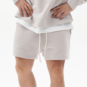 กางเกงขาสั้นออกกำลังกายผ้าฝ้ายแบบผูกเชือกสำหรับผู้ชายกางเกงขาสั้นออกกำลังกายแบบกำหนดเอง - Product Image 2