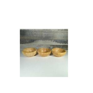 Mini bol en bois moderne, accessoires décoratifs pour la maison, joli petit bol rond en bois d'acacia naturel, bol à fruits - Product Image 3