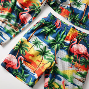 OEM sublimación malla pantalones cortos de los hombres 100% poliéster playa verano sublimación pantalones cortos hombres - Product Image 6