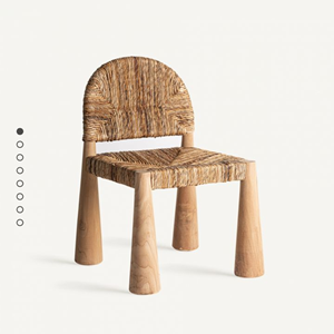 Living room <b>rattan</b> wood <b>chair</b> seagrass woven home furniture <b>rattan</b> decor furniture hotel furniture handicraft made in Vietnam - Product Image 3