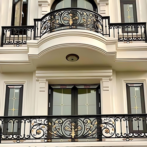 Designs modernes de balustrades de balcon en acier galvanisé pour villa Améliorez l'intérieur de votre balcon avec des idées élégantes et tendance - Product Image 2