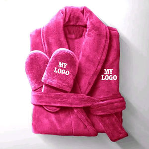 2025 peignoir mâle flanelle Robe mâle hommes peignoir hiver longue Robe hommes peignoirs de bain vêtements de maison - Product Image 4