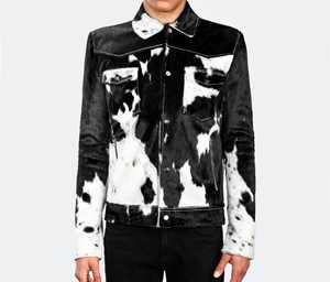 Chaqueta de Cuero Vintage para Hombre, Lista para Enviar, de Cuero Flor Entera, Estilo Motero, de Piel de Vaca o Oveja - Product Image 4