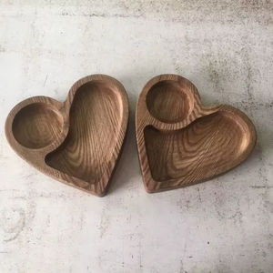 100%premium quality wooden <b>heart</b> <b>shaped</b> <b>bowls</b> - Product Image 1