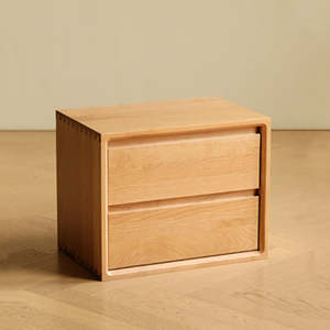 MODERN MODULAR ACACIA <b>WOOD</b> <b>STORAGE</b> BOX SET of 12 STACKABLE ORGANIZER CRATES WATERPROOF ECO-FRIENDLY for HOME OFFICE & BATHROOM - Product Image 6