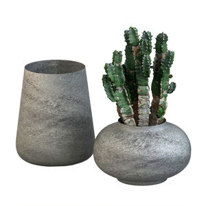 Creative Metal Flower Pot Iron Planters Silver Colour Set Of 2 for Home Decotaions Succulent Garden Personalised Planters Ideas