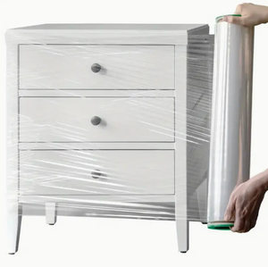 Precio de fábrica barato, película estirable para máquina, película estirable industrial para envolver paletas transparentes - Product Image 5