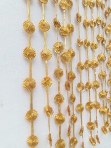 Gota phool String การตกแต่งงานแต่งงานของอินเดียฉากหลังเวทีการแขวน Gota การตกแต่งเทศกาลและงานปาร์ตี้พวงมาลัยโกต้าตกแต่งปากีสถาน - Product Image 3