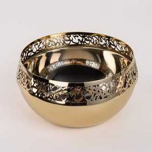 Wholesale Decorative Chocolate Bowl Resin Bowl with Metal handle Hot Selling Chocolate Bowl for <b>Hampers</b> & <b>Gifting</b> Use - Product Image 6