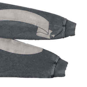 Alta calidad logotipo personalizado etiqueta 500gsm peso pesado pulóver sudaderas 100% algodón hombros caídos de gran tamaño hombres Boxy Hoodie - Product Image 5