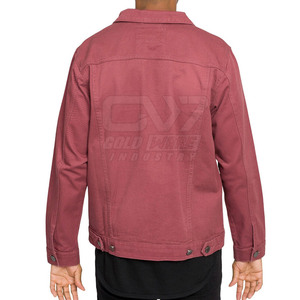 Chaqueta vaquera ajustada de fabricación profesional para hombre, ropa informal para uso en exteriores, chaqueta vaquera para hombre con personalización - Product Image 2