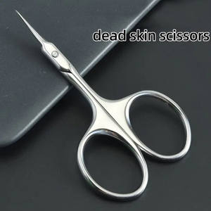 Ciseaux de manucure pédicure incurvés en acier inoxydable de haute qualité personnalisés avec lame droite pour le soin des ongles des cuticules - Product Image 6