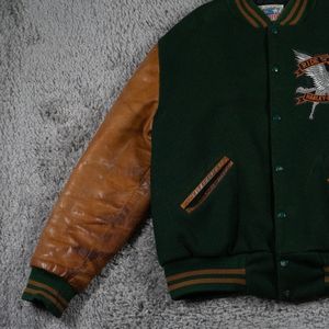 Chaqueta universitaria con revestimiento de alta calidad para hombre, impermeable, transpirable, toalla bordada, ropa de calle, equipo de béisbol, fábrica - Product Image 5