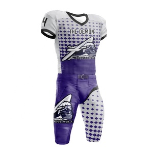 Uniforme de Fútbol Americano de Diseño Clásico Personalizado Nuevo 2026, Manga Corta, Impresión por Sublimación, Servicio Mayorista OEM ODM - Product Image 3