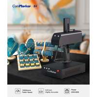 Grabador Láser de Fibra 20W/30W/50W para Metal, Madera, Cuero, MDF, Nuevo, Compatible con DXF/PLT, Precisión de 0.01mm, Uso Doméstico y en Restaurantes