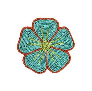 Designer Beaded Embroidery <b>Patch</b> For DIY Crafts Modern Seed Beads Embroidery <b>Patch</b> For Apparel - Product Image 4
