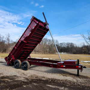 cheap new and used affordable New Hydraulic Farm Dump Trailer for Sale Color Weight Blank Dimension Place <b>Model</b> Load Cheap - Product Image 5