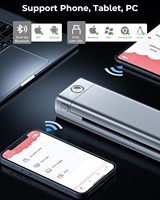 Printer Tato Termal Mini Nirkabel Portabel Phomemo M08F Bluetooth, Mesin Printer Stencil Ramah Perjalanan, Stok Tersedia