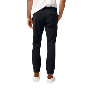 Pantalon de jogging décontracté pour homme de qualité supérieure, en molleton épais mi-lourd, en coton/polyester non tissé, avec cordon de serrage - Product Image 2