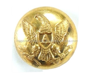 OEM Vintage Logo Decorative Clothing <b>Buttons</b> Customizable New Brass Accessories for American Reproduction Garments <b>Buttons</b> - Product Image 5
