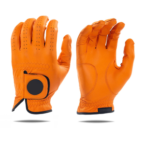 Vente en gros Fabricant de gants de golf en cuir de mouton de qualité supérieure Gants de golf durables en cuir souple pour hommes et femmes avec logo personnalisé - Product Image 1