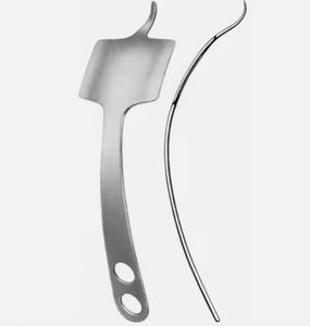 Levier d'os HOHMANN en acier allemand courbé 90 degrés 230 mm 9 "Tip Sharp Width 3 mm Jaw Width 43 mm Hohmann Bone Elevator - Product Image 5