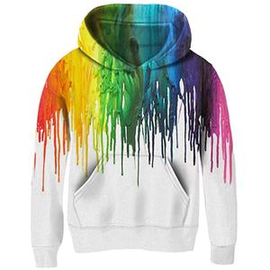 Unisex <b>White</b> Hoodies 100% Polyester <b>Hoodie</b> 3d Printed Fully Sublimated Custom Design - Product Image 2
