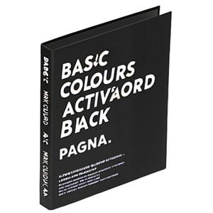 Basic Colours <b>A4</b> Cardboard Black Ring Binder PAGNA - Product Image 2