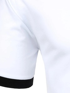 Polos de Golf de verano transpirables de alta calidad, logotipo personalizado, 100% algodón, manga corta, polos para hombre - Product Image 4