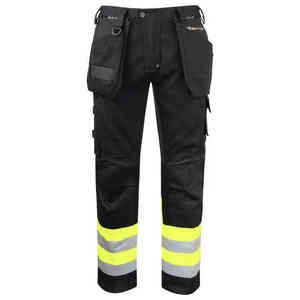 Pantalones de Seguridad de Alta Visibilidad Impermeables ANSI Clase 2 Hechos a Medida con Logotipo Personalizado para Trabajos de Construcción - Product Image 1
