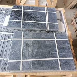 หินอ่อนสีดำแบบโบราณขนาด2025หินธรรมชาติทำจากหินเทอร์กีย์ปูกระเบื้องปูพื้นสวนกลางแจ้ง - Product Image 4