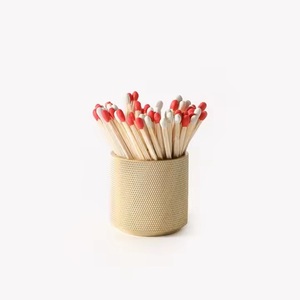 Customizable Premium <b>Wooden</b> Safety Matches Box <b>Stick</b> Shape with Printed Logo for <b>Candles</b> and Household Use - Product Image 1