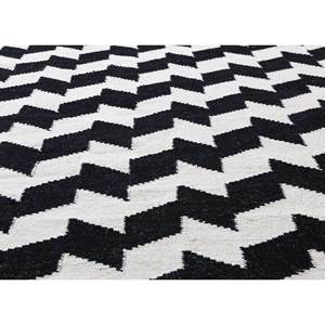 Alfombras Geométricas de Lana Alhambra en Gris y Negro, Tejido Plano para el Hogar, Pasillo, Rectangulares a Rayas-ADWL-13285 para Dormitorio, Sala de Estar - Product Image 3