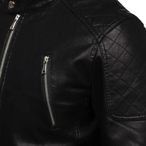 Veste en cuir pour homme MOVATEXTILE à bas prix, grande taille, vêtements décontractés, veste en cuir véritable fabriquée au Pakistan pour la vente en ligne - Product Image 2