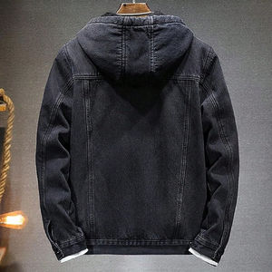 <b>Men</b> Denim Jeans / <b>Trucker</b> <b>Jacket</b> in Best Quality With Custom Colors and Custom Logo Made in Pakistan - Product Image 2