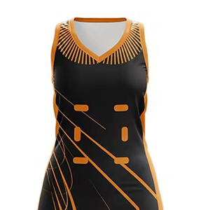 Uniformes de netball sur mesure de haute qualité, taille plus, 100% polyester, séchage rapide, légers, respirants, 240g, vêtements d'équipe - Product Image 5