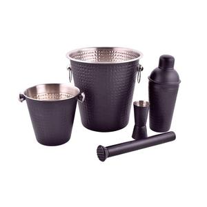 Outils les plus vendus seau à glace Cocktail Shaker Jigger pilon refroidisseur de vin ensemble barman Kit Bar accessoires acier inoxydable - Product Image 1