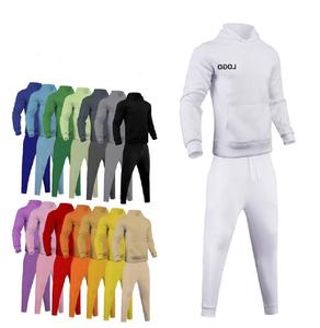 ชุดวอร์ม2ชิ้นสำหรับผู้ชายผ้าฝ้าย20% โพลีเอสเตอร์ขนาด3240กรัมสำหรับเล่นกีฬาพิมพ์ลายได้ตามต้องการ - Product Image 2