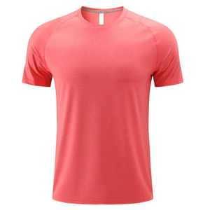 เสื้อยืดคอกลมผ้าคอตตอนสำหรับผู้ชายเสื้อยืดคอกลมผ้าคอตตอนแบบแห้งเร็วแบบ100% - Product Image 2