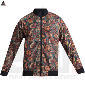 Wholesale Price Winter Custom Front Logo Sublimation <b>Canvas</b> Windproof Bomber <b>Jacket</b> for <b>Men</b> High Quality Pakistan Made - Product Image 6