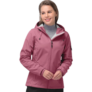 Veste Softshell en Toile pour Femme, Coque en Nylon Fini, Imperméable, Respirante, Écologique, Coupe-Vent, Couche Intérieure Chaude et Douce - Product Image 1
