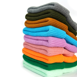 Gorro de Invierno de Punto de Alta Calidad de 110 g |   Gorro de Punto de Color Sólido con Logotipo Bordado Personalizado en 31 Colores, Venta Caliente 2025, al por Mayor/En Blanco - Product Image 2