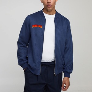 Veste de baseball en laine d'hiver de style tactique professionnel pour hommes, veste universitaire en patchwork uni personnalisée OEM - Product Image 4