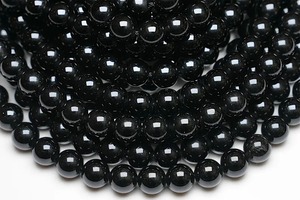 Genuine Natural Black Obsidian Loose <b>Beads</b> Grade a Round Shape 6mm 8mm 10mm <b>Stone</b> <b>Beads</b> - Product Image 2
