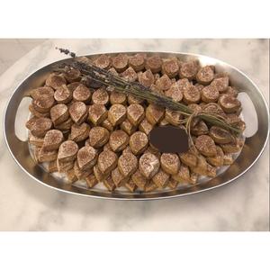 Standard Design Chocolate Sweets <b>Serving</b> Dessert Display Table Top Prime Quality Silver Finish Metal Chocolate <b>Platter</b> <b>For</b> Gifts - Product Image 1